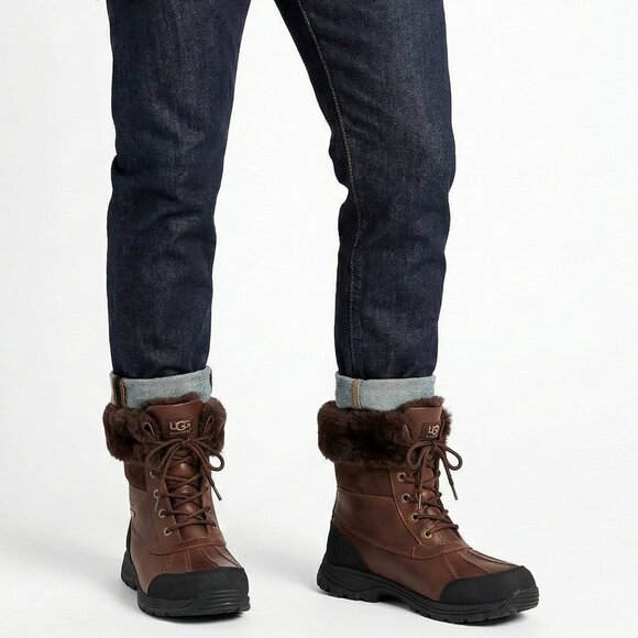 UGG | Shoes | Ugg Mens Shearling Lined Waterproof Leather  display picture 2